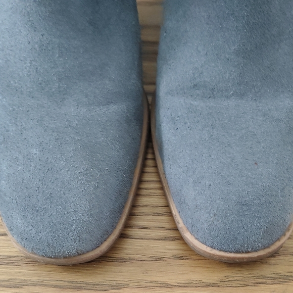 Lucky Brand Blue Leather Ankle Boots - Picture 9 of 11